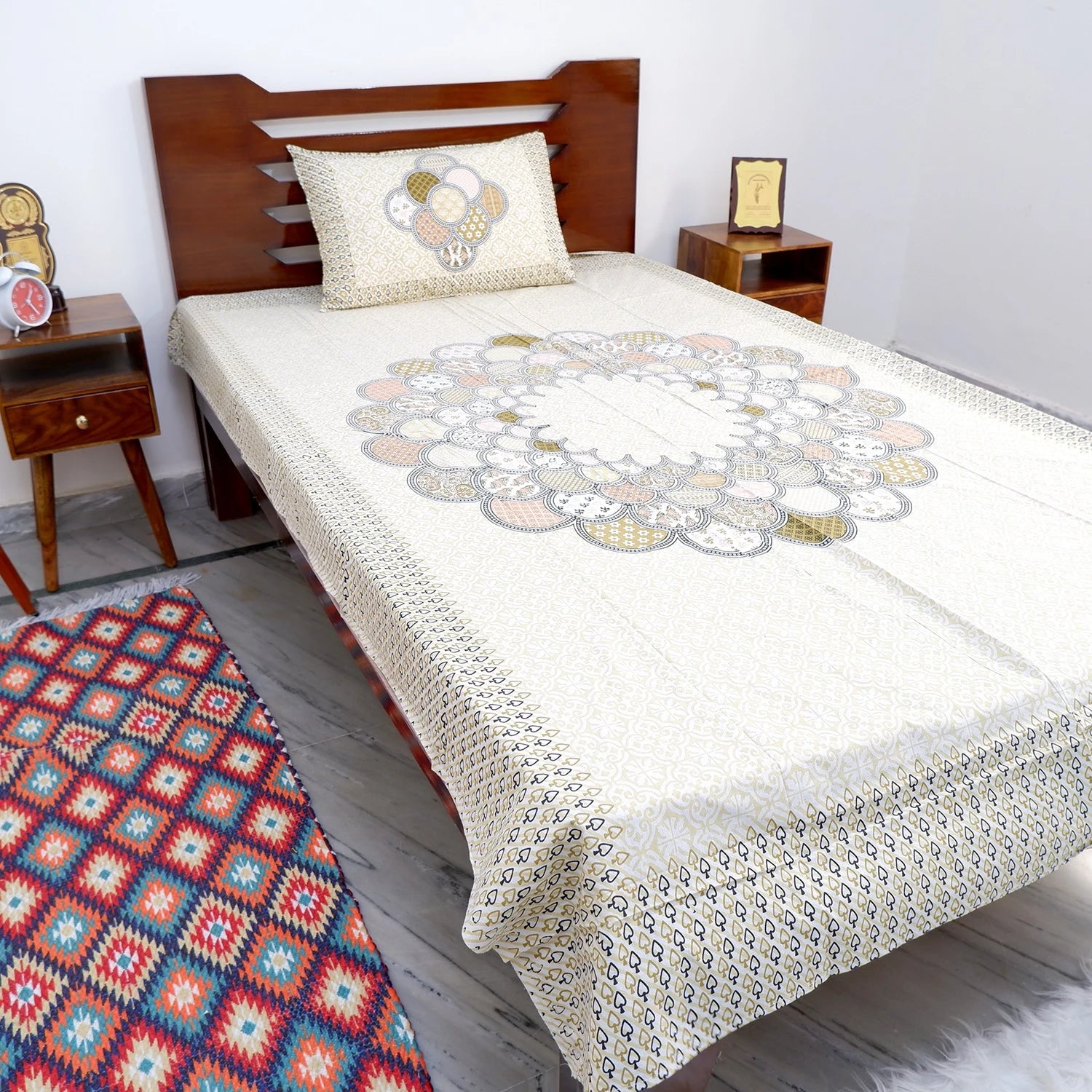 100% Pure Cotton Bed Sheet | Sana